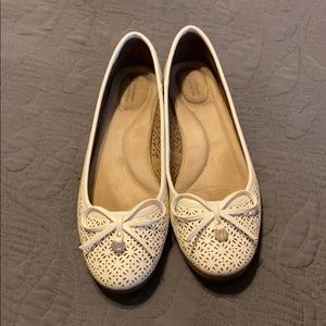 White Giani Bernini slip on shoes Sz 9